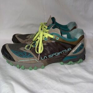 La Sportiva Athletic Shoes in Green and Teal